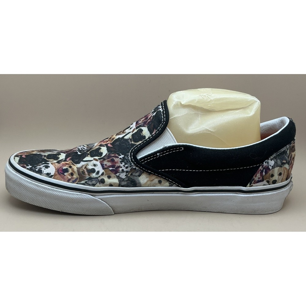 Vans X ASPCA Puppy Dog Faces Classic Slip Ons Men's 8.5 Women's 10 - Picture 6 of 16